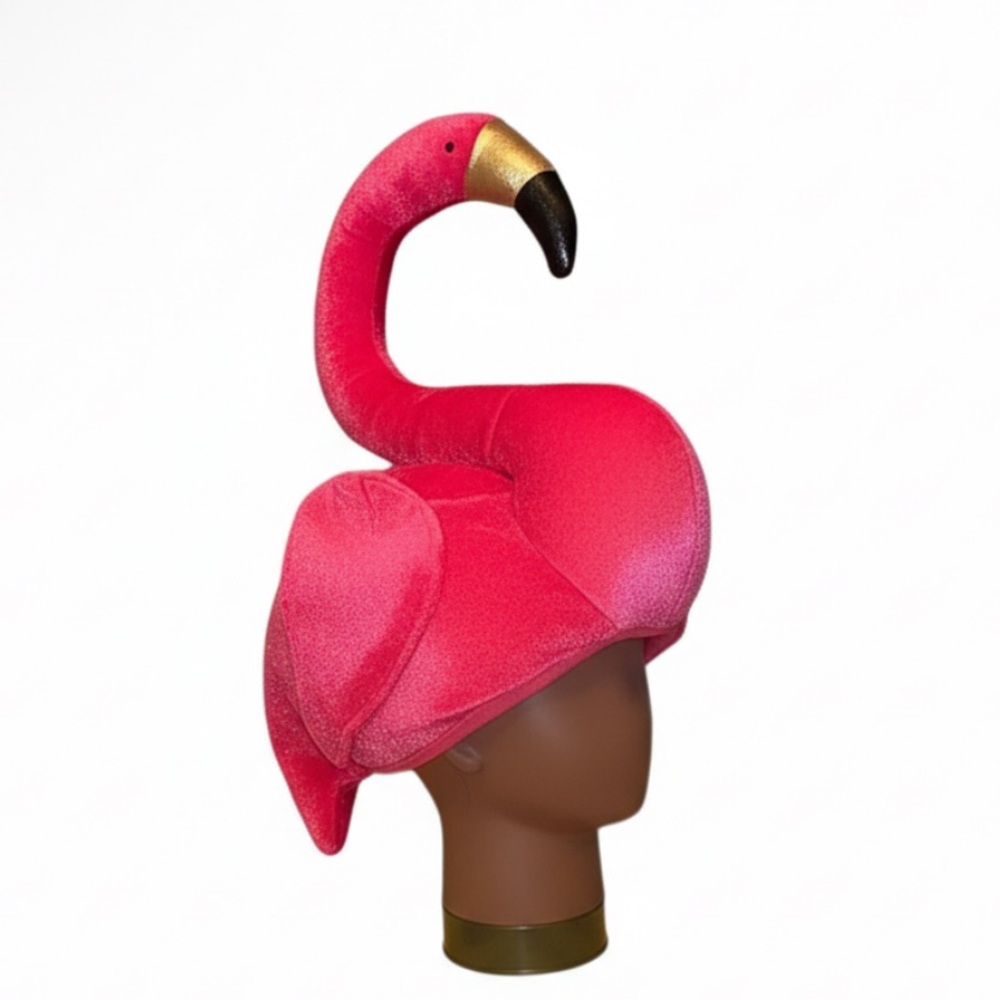 Pink Flamingo Hat NWOT - Picture 4 of 9